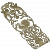 Imperial Peacock Vertical Panel - STL 3D model for CNC milling
