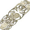 Imperial Peacock Vertical Panel - STL 3D model for CNC milling