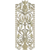 Floral Urn Door Panel - detailed STL 3D model for CNC
