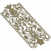 Floral Urn Door Panel - detailed STL 3D model for CNC