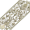Floral Urn Door Panel - detailed STL 3D model for CNC