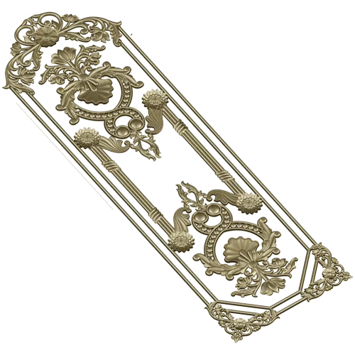 Вертикальная декоративная филёнка - stl модель для ЧПУ