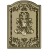 Decorative Fleur-de-Lis Panel STL Model for CNC