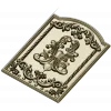 Decorative Fleur-de-Lis Panel STL Model for CNC