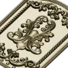 Decorative Fleur-de-Lis Panel STL Model for CNC