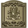 Decorative Fleur-de-Lis Panel STL Model for CNC