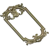 Ornate Baroque Frame 3D STL Model for CNC Milling