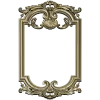 Ornate Baroque Frame 3D STL Model for CNC Milling