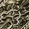Декоративная фасадная панель "Венец листьев" - STL модель для ЧПУ