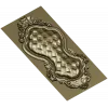 Ornate Basket Weave Decorative Panel STL Model for CNC