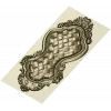 Ornate Basket Weave Decorative Panel STL Model for CNC