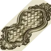 Ornate Basket Weave Decorative Panel STL Model for CNC
