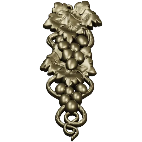 Elegant Grapevine Relief 3D Model for CNC