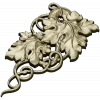 Grapevine Carving 3D Model for CNC Milling in STL Format