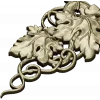 Grapevine Carving 3D Model for CNC Milling in STL Format