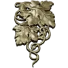 Grapevine Carving 3D Model for CNC Milling in STL Format