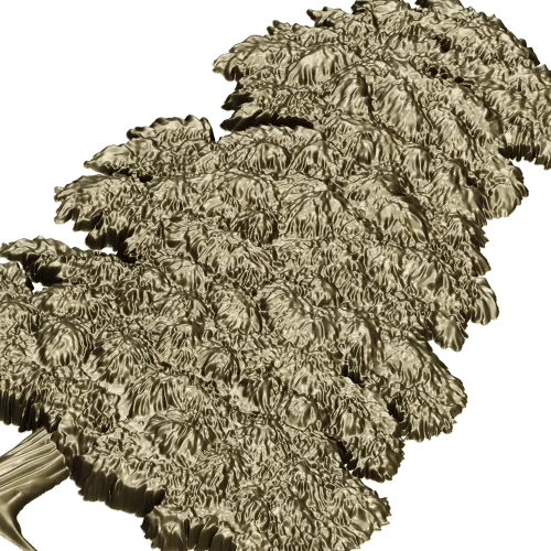 Ornamental Tree 3D Model for CNC Milling in STL Format