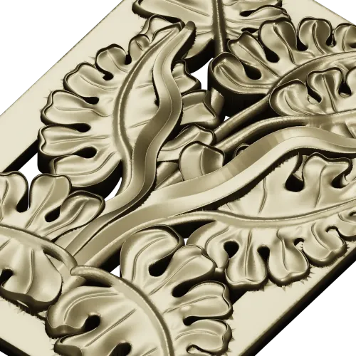 Рельефная панель "Златолист" - 3D модель STL для ЧПУ