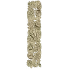 Ornate Floral Panel STL Model for CNC Milling