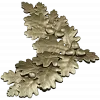 Oak Leaf and Acorn Decorative Corner STL Model for CNC
