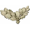 Oak Leaf and Acorn Decorative Corner STL Model for CNC