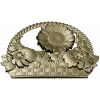 Floral Basket 3D STL Model for CNC Milling