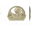 Floral Basket 3D STL Model for CNC Milling