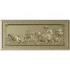 Флористическая панель .stl - 3D модель для ЧПУ с рельефом пионов