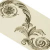 Elegant Floral Acanthus STL Model for CNC Milling