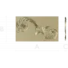 Elegant Floral Acanthus STL Model for CNC Milling