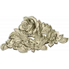 Floral Embrace - Detailed Corner Floral STL Model for CNC