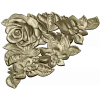 Floral Embrace - Detailed Corner Floral STL Model for CNC