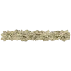 Detailed Floral Garland CNC STL Model for Wood Carving