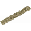Detailed Floral Garland CNC STL Model for Wood Carving