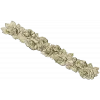 Detailed Floral Garland CNC STL Model for Wood Carving