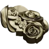 Rose Blossom Cluster STL Model for CNC Milling