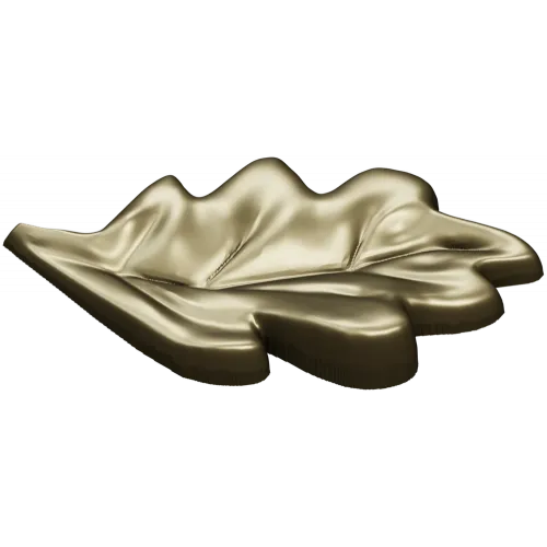 Декоративный дубовый лист - 3D модель STL для ЧПУ