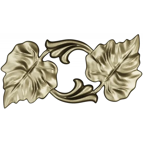 Detailed Floral Vine STL Model for CNC Milling
