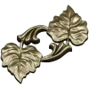 Detailed Floral Vine STL Model for CNC Milling