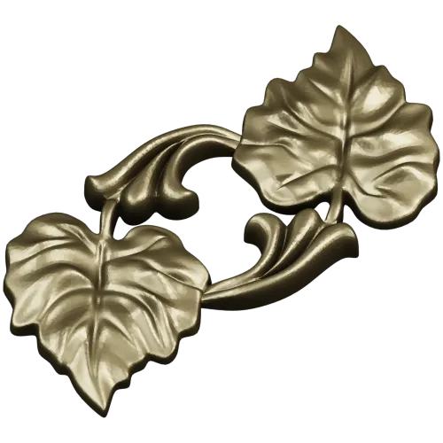 Detailed Floral Vine STL Model for CNC Milling