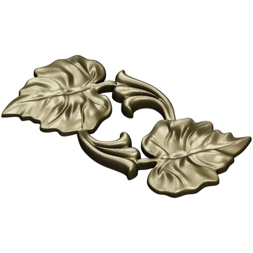 Detailed Floral Vine STL Model for CNC Milling