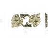 Detailed Floral Vine STL Model for CNC Milling