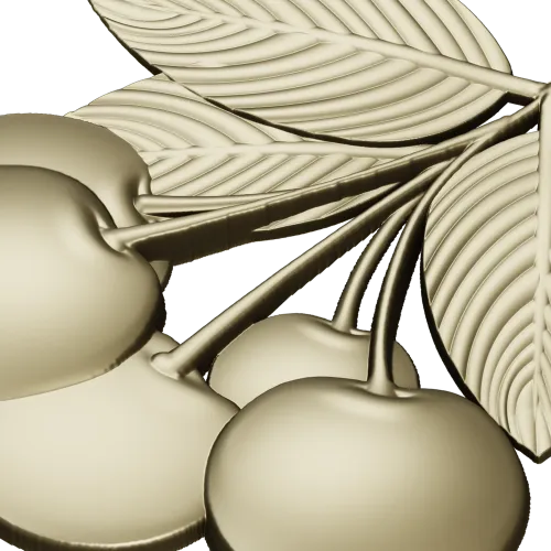stl модель - гроздь вишни: 3D модель stl для ЧПУ