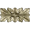 Ornamental Floral Decorative Panel STL Model for CNC Milling