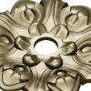 Floral Medallion STL Model for CNC Milling