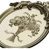 Floral Elegance Medallion 3D STL Model for CNC
