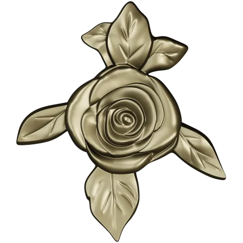 Rose Floral CNC STL Model for Wood Carving