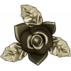 Floral Rose Ornament 3D Model for CNC Milling in STL Format