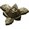Floral Rose Ornament 3D Model for CNC Milling in STL Format