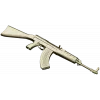 AK-style rifle decorative STL 3D model for CNC